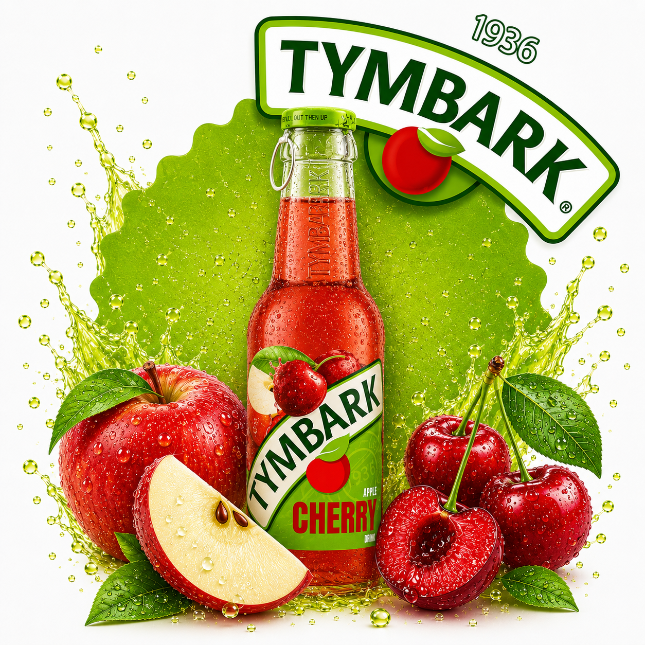 Tymbark Bouteilles 0,25cl Pomme Cerise
